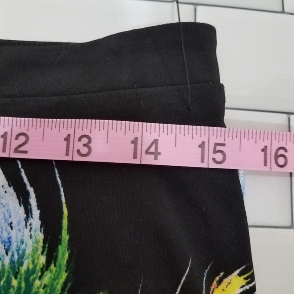 Carmen Marc Valvo Peacock Skirt 8 - Picture 9 of 10